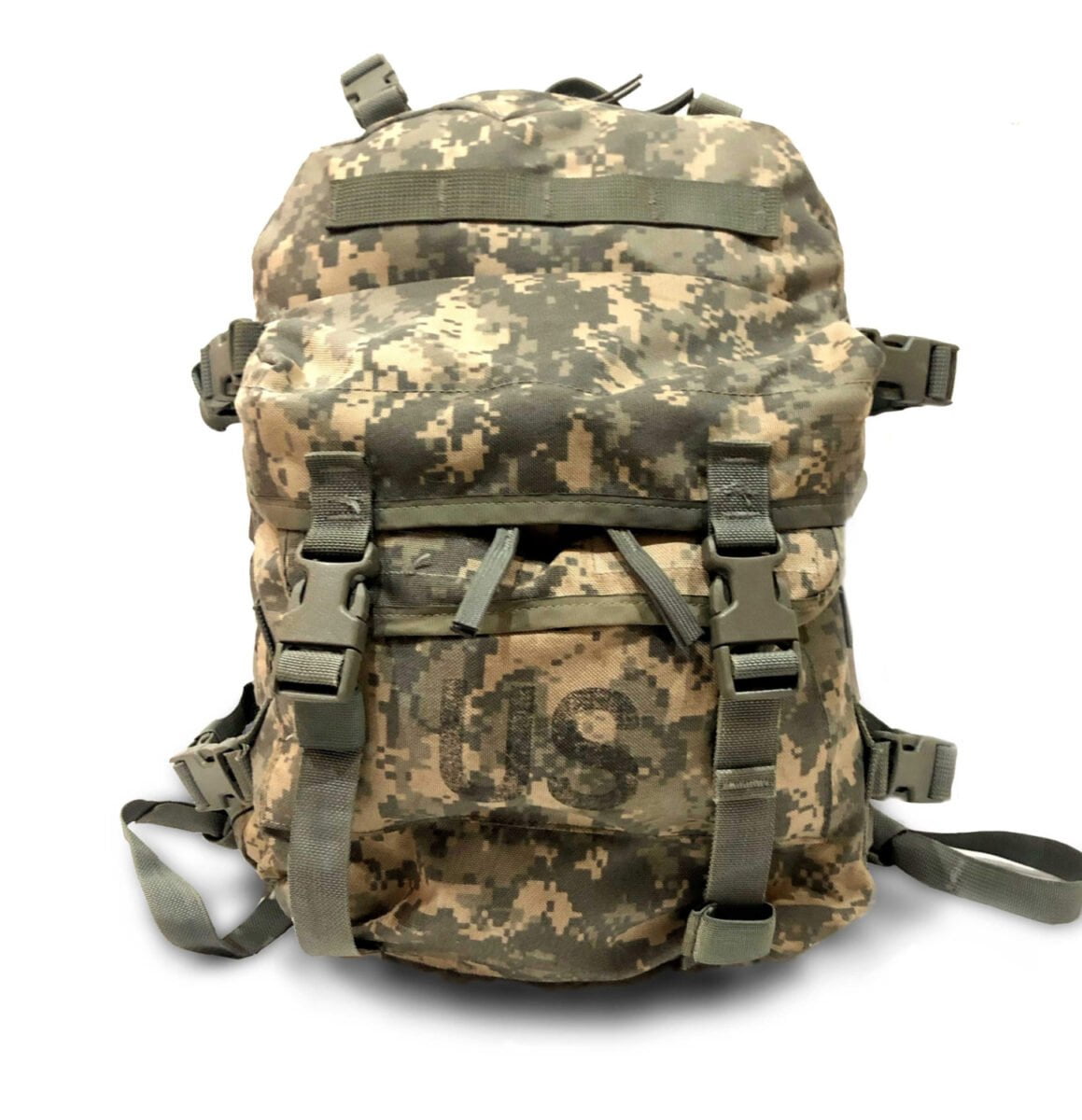 MINGPINHUIUS Small Tactical Backpack Military Army 3 Day Assault Pack  Rucksack Molle Bag Bug Out Bag for Hiking Camping Fishing (25L, Army Green)
