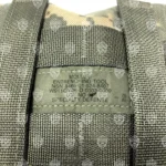 Back view E-tool cover with label and nsn