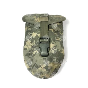 Top view e-tool cover acu camo side release buckle closure