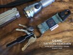 USMC Tactical Keychain made with previously issued USMC Field Tarp