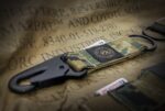 USMC Tactical Keychain made with previously issued USMC Field Tarp