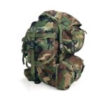 MOLLE II Large Ruck Woodland front pocket 3/4