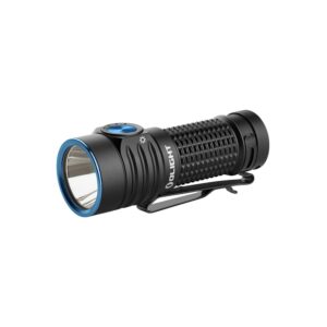 Baton Turbo Compact EDC Flashlight with 510m Long-Range Beam - Black