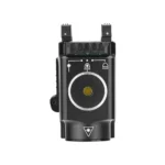 compact tactical flashlight, green laser sight, pistol light laser combo, military-grade weapon light, rechargeable gun light, Olight Baldr