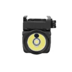 compact tactical flashlight, green laser sight, pistol light laser combo, military-grade weapon light, rechargeable gun light, Olight Baldr
