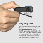 OLight OClip Pro EDC Flashlight, 3 mode Clip flashlight, magnetic