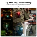 OLight OClip Pro EDC Flashlight, 3 mode Clip flashlight, magnetic